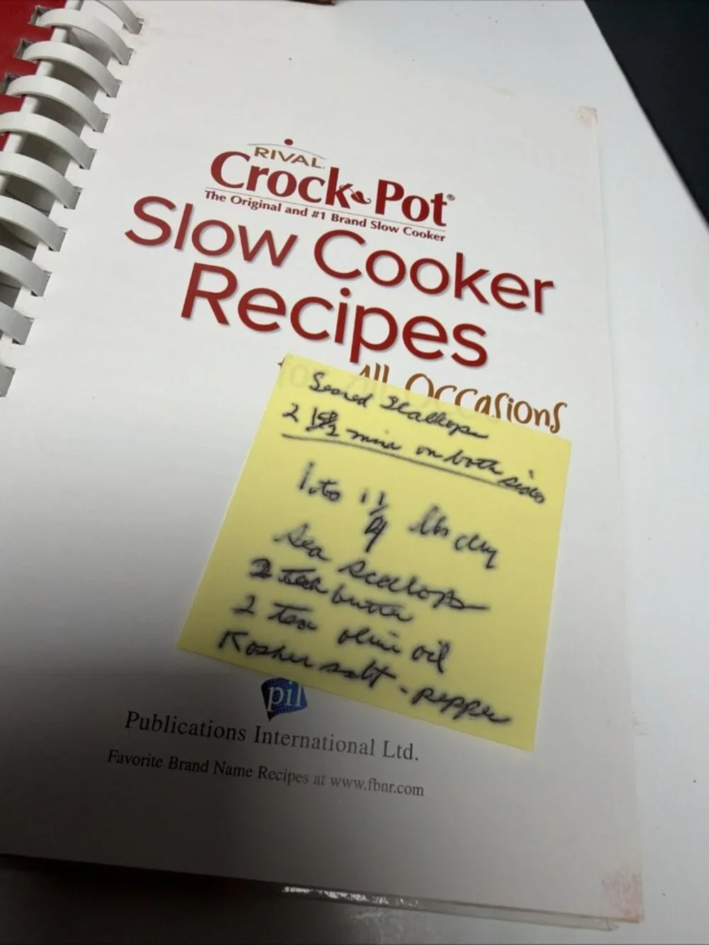 Lot-3 Cookbooks Rival Crock-Pot One-Pot Slow Cooker Recipes Ring Or Wire Bound